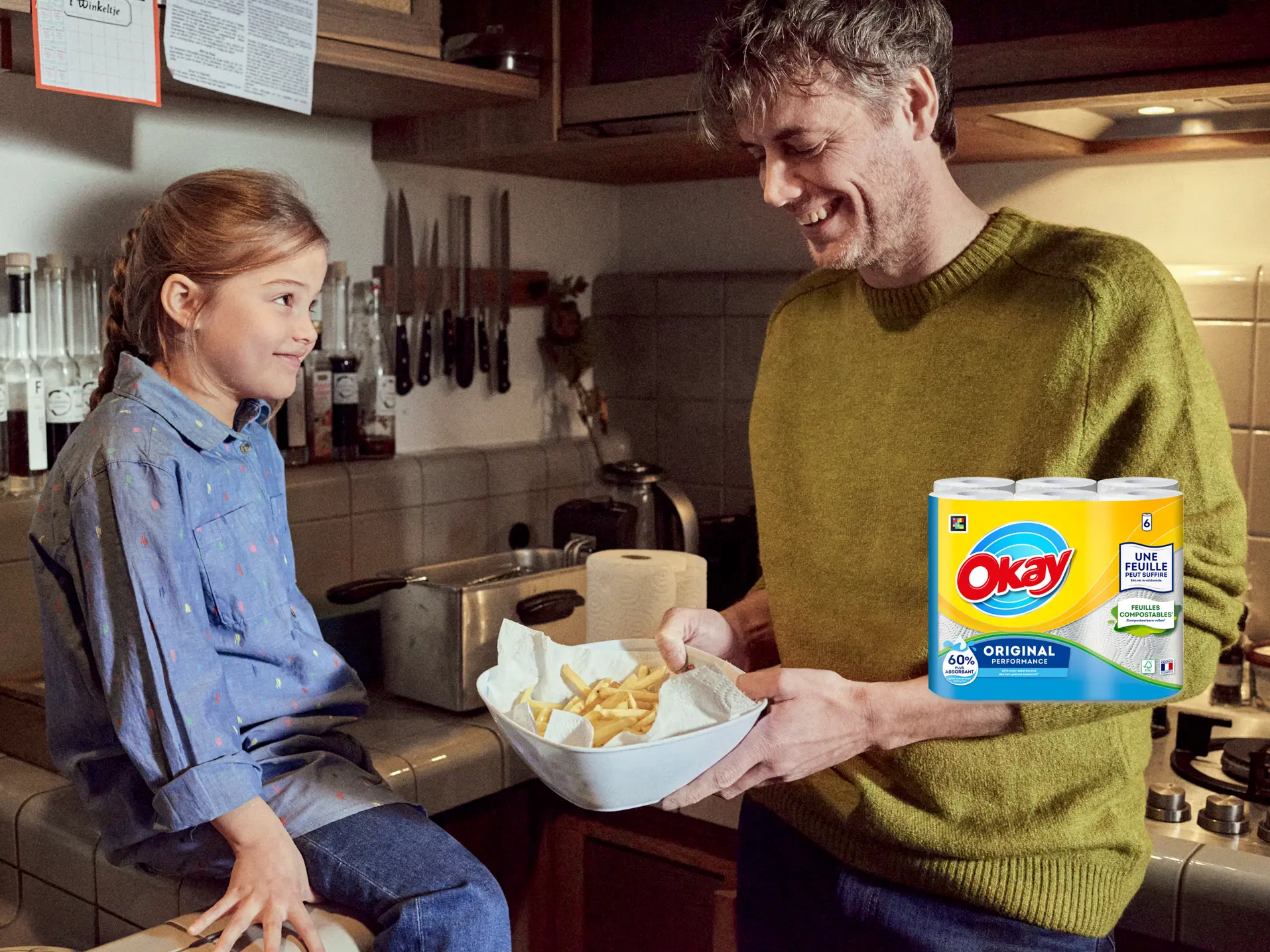 Probeer Okay keukenpapier