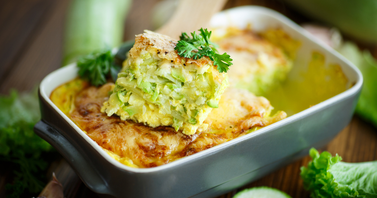 Terrine de courgettes à la menthe et au chèvre Okay