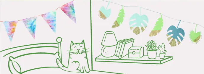 guirlandes colorées DIY