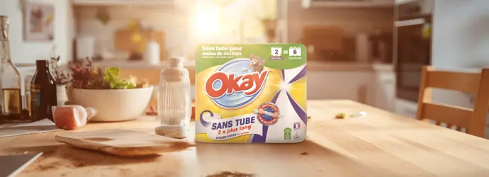Répondez à une question & gagnez un lot de 2 packs de Okay Sans Tube !