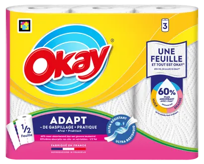Innovation slider image for Une feuille Okay et tout est propre ! 0
