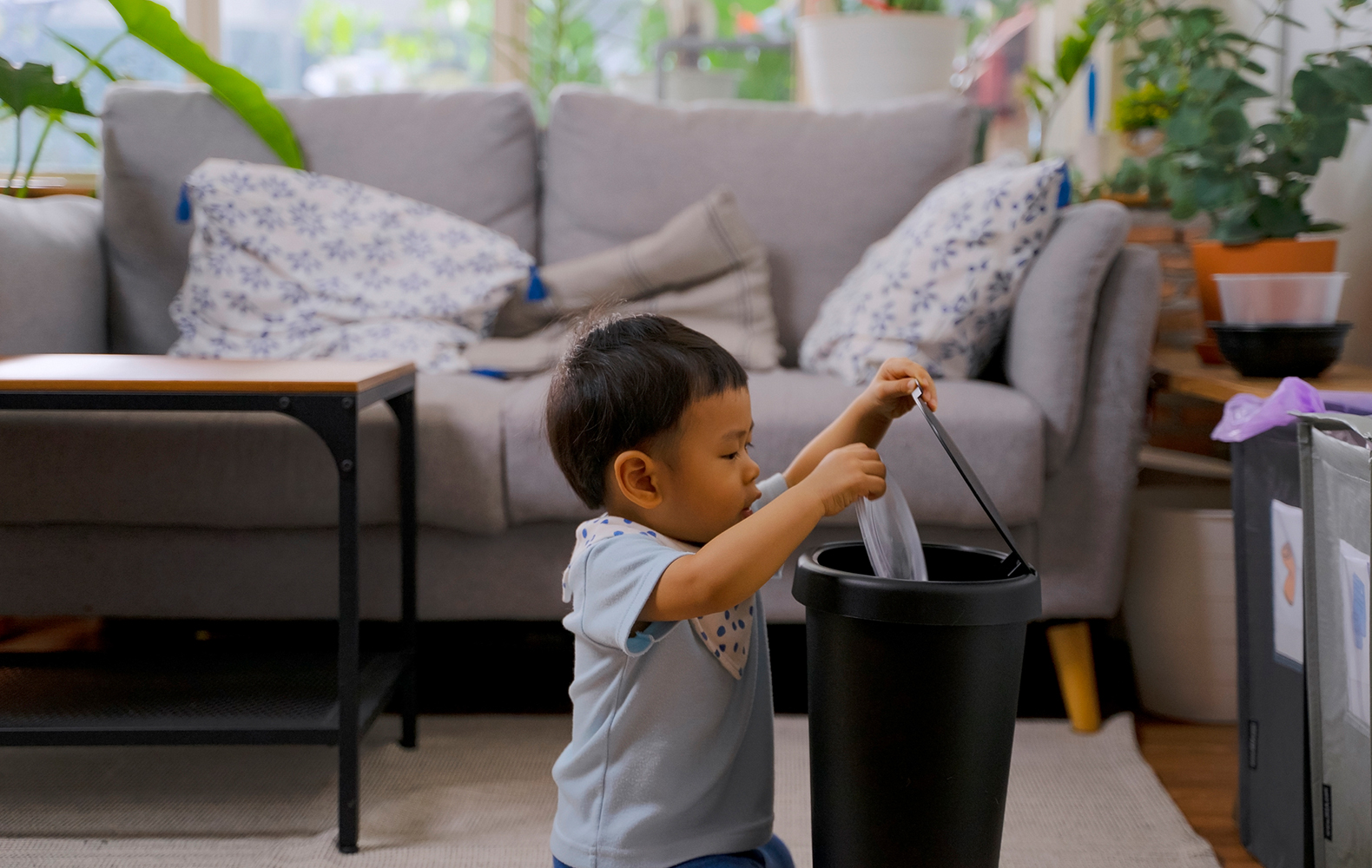 Minder plastic voor eenmalig gebruik
